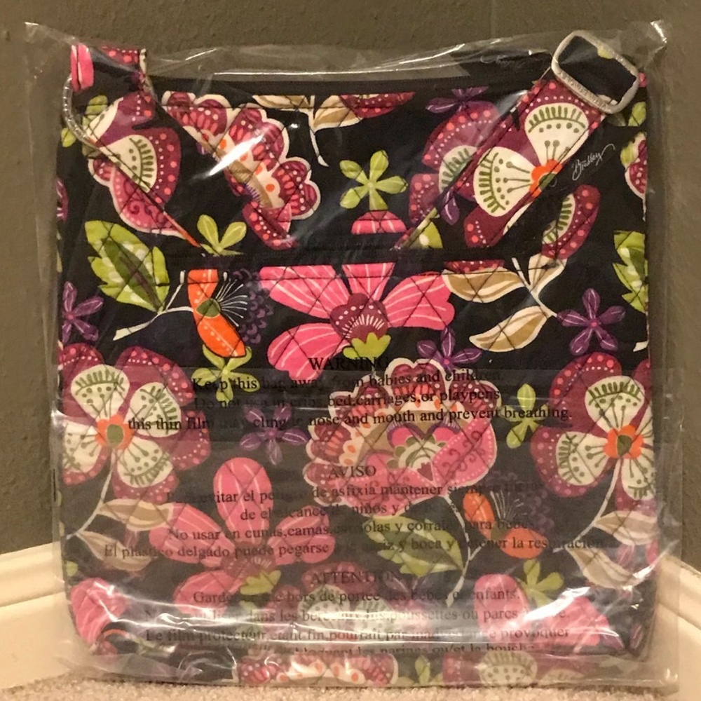 Vera Bradley Hipster Crossbody Bag Pirouette Pink - Picture 2 of 4